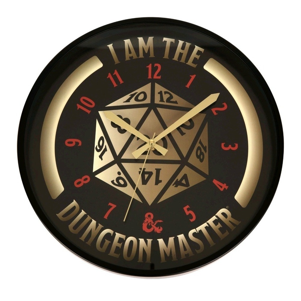 Dungeons & Dragons I Am The Dungeon Master Wall Clock Multi-Color
